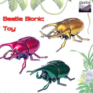 Wind-Up Beetle Creative Prankster Animated Insect Model Scarab Beetle Childrens Battle Wind-Up Toy
