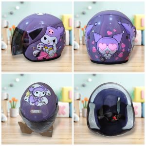 HELM ANAK JUNIOR SNI MOTIF DINO USIA 3-8 TAHUN lingkar kepala maximal 55cm
