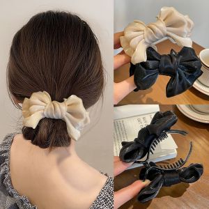 Elegant Low Bun Hair Clip Womens New 2025 Back of Head Butterfly Knot Hair Accessories Stylish Hair Grips Fashionable Hair Decorations