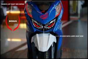 STICKER LAMPU BEAT STREET/DELUXE 2020-2023 BURHAN