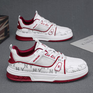 PuTian Mens Shoes Sporty Casual Platform Sneakers Youthful Black White Panda Trendy Design Fall Season High Sensation