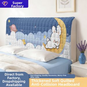 Dustproof and Crash Resistant Headboard Cover Thick Padded