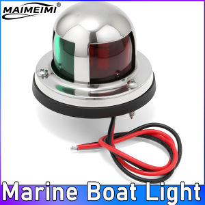 1pc LED Navigation Light Red+Green Signal Warning Lamp Boat Bow Light Marine Boat Navigation Lamp for Power Boat and Skiff Yacht