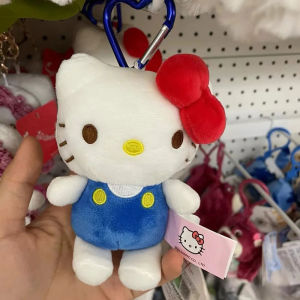 Takara Tomy | Anime Hello Kitty Sanrio13Cm Plush Keychain KT Cat Kawaii Plush Angel Ins Doll Plush Toy Keyring Bag Accessories Girl Gifts