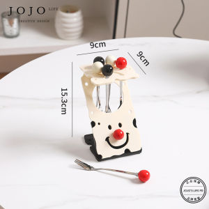 Adorable Fruit Fork Set Dessert Small Fork Storage Rack JOJOS L PD Stainless Steel Cute Style Chinese Manufacturer