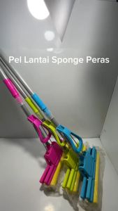 MUFID Alat Pel Lantai Busa Spons Floor Sponge Ultra Mop - Pel Pembersih Lantai Karet Peras