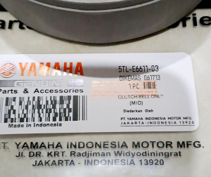 CLUTCH BELL MIO SPORTY SOUL NOUVO YAMAHA PARTS GENUINE