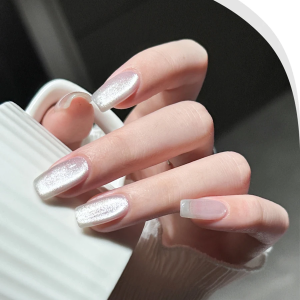 MIANEL 12ML Light White Cat Magnetic Gel Nail Polish Nail Supplies Nail Art UV LED Light Nails White Nails Summer NAIL