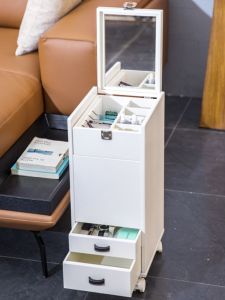 Small Portable Multifunctional Storage Makeup Cabinet