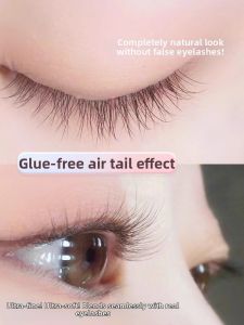 LuckFavor | No Stem Easy Application Airy Baby Bend Natural False Eyelashes 9mm