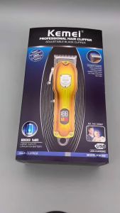 KM-802 10W Powerful Professional Hair Clippers For Men All Metal Cordless Trimmer Electric Hair Cutting Set Kemei Hair Clipper