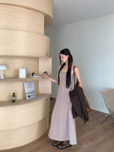 Strap Autumn Elegant Long Dress