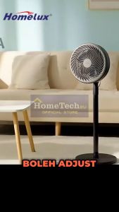 Homelux Powerful 2 In 1 Stand Fan 8 Circulation Adjustable Stand Fan Table Fan Small Fan HSF-108PW