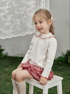 Jelly Baby | Áo Blouse Cổ Xếp Gợn Sóng