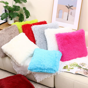Double-sided Long Plush Sofa Pillow