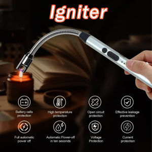 Hot Candle gas stove 360 degree flexible hose personalized arc pulse windproof USB charging lighter point