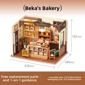 Rolife | DIY Wooden Coffee Shop Model Gift
