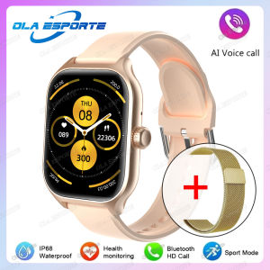 New Smart Watch Women Health Monitor Bluetooth Call Waterproof Wristwatch Sport Fitness Tracker Men Smartwatch For Android IOS
