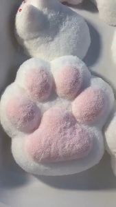 Cat Paw Mochi Taba Squishy Fidget Toy Plush Kitten Paw Chicken Silicone Doll Toy Stress Relief Toy