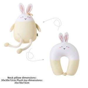 Cartoon Shaped Deformable Particle Pillow 2-in-1