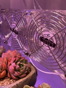 Indoor Balcony Small Cart Silent USB Fan Flower Stand for Succulent Plants 12/14/18CM Cooling Ventilation Computer Hardware