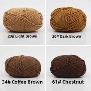 DIY Toy Crafting and Knitting Four-strand Milk Cotton Yarn