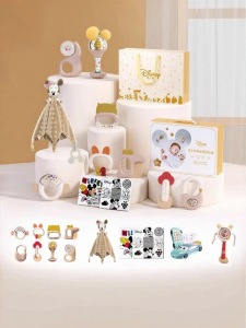 ZSVIP | Premium Baby Educational Teething Ring Rattle Gift Box