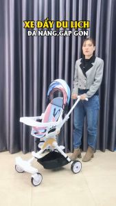 Xe đẩy du lịch 2 chiều 2 chế độ ngồi và nằm cho em bé XD306