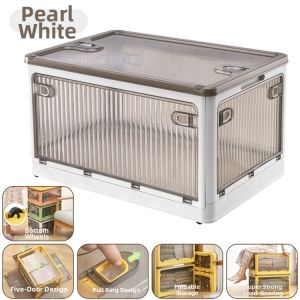 ZIYINGCHA | Large Capacity Foldable Rolling Storage Box