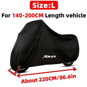 For YAMAHA XMAX X-MAX 125 250 300 400 190T Waterproof Motorcycle Covers Motors Dust Rain Snow UV Protector Cover Indoor Outdoor