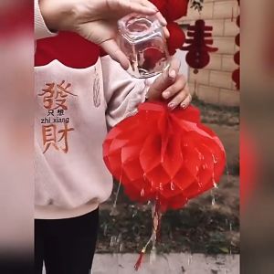 50 cái đèn lồng trang trí Tết trang trí nhà cửa. Size 12 phân.