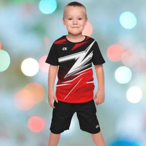 Setelan Kaos Olahraga Anak anak 1set Kaos voli Anak Usia 5 sampai 12 Tahun Setelan Kaos Bola Anak