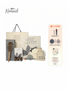 KRRAMEL | Luxury Hair Care Gift Set for Women Pig Bristle Comb