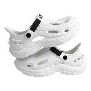 Miiow | Mens Summer Anti-Slip Odor-Resistant Beach Shoes Open-Toe Slippers Casual Style EVA Material Outdoor Wearable Slippers