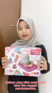 Mainan Anak DREAM CLAY BURGER CF6629G Mainan Plastisin Lilin Anak Anak Mainan Anak Perempuan - Mainan Anak Laki Laki