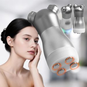Máy Điện Di Mặt Mesotherapy 3 Trong 1 RF LED Photon Làm Săn Chắc Da Giảm Nếp Nhăn Dụng Cụ Cầm Tay Bằng Kim Loại Để Nâng Cơ Mặt