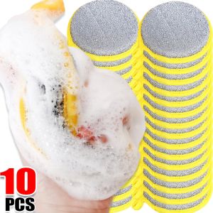 10Pcs Dishwashing Sponge Reusable Sponges Double Side Magic Sponge Wipes Wash Dishes Kitchen Household Cleaning Tools
