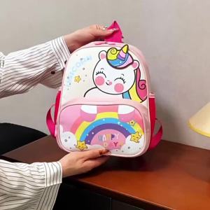 MUXIAOHUAN | Balo Trẻ Em Hình Thú Bông Unicorn Khủng Long Nhẹ và Thoáng Khí