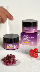 VIBRANT GLAMOUR ครีมกลางคืน Glycolic Acid Renewal Gentle Exfoliating Fade Dark Spots Fine Lines Repair Skin 30g