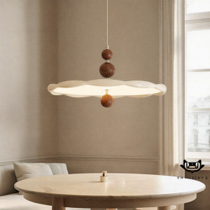 FANCY LAMP CLUB | Creamy Style Simple French Mid-century Modern Chandelier
