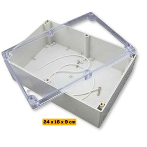 BOX PANEL LISTRIK OUTDOOR INDOOR SERBAGUNA WATERPROOF TAHAN AIR 24 CM