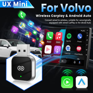 CarPlay Android Auto Wireless Adapter Plug And Play Bluetooth WiFi Auto Connection For Volvo XC90 S90 V90 XC60 S60 V60 XC40 EX30
