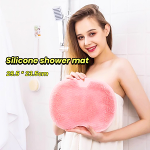 MaxPlus Non-Slip Back and Foot Brush Pads Cleaner Scrubber Mat Silicone Brush Foot Scrubber