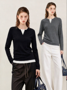Thin Design Long Sleeve T-shirt