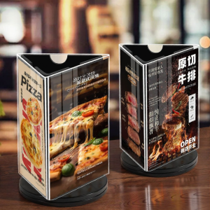 MINGZHUO | Multi-face Rotatable High-quality Menu Display Stand