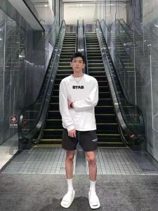 American Heavy Weight Original Print Long Sleeves T-shirt Mens Vibe Chinese Fad Street Handsome Loose Tops Bottoming Shirt Ins