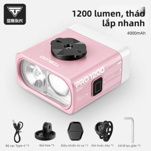 TOSUOD | Đèn Đạp Xe Chống Nước Brightness Cao Mở Nhanh