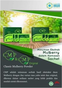 CMP mint original suplemen detoksifikasi produk herbal minuman klorofil isi 30 sachet imunitas dan imboost ekstrak mulberry powder dan ekstrak daun mentha