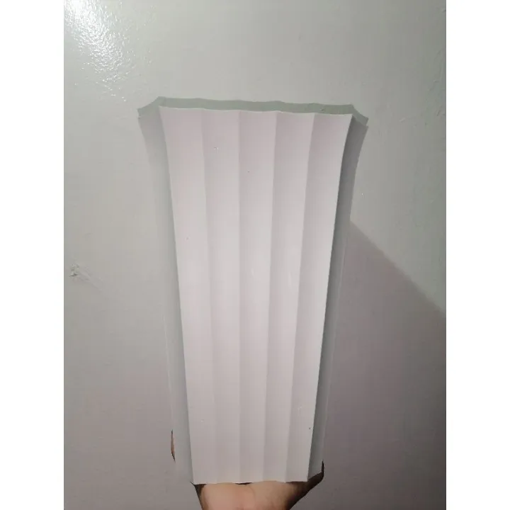 Tall%20Square%20Shell%20Pot%20White/Orange%20V-2%20(8%20Inches%20x%2012%20Inches)%20Best%20for%20Indoor%20Outdoor%20and%20Rare%20Plants%20-%20Image%206