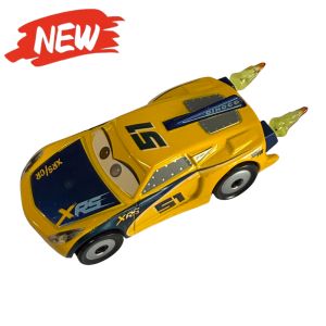 Disney | IN STOCK Disney Pixar Cars Lightning McQueen Francesco Jackson Storm 1：55 Metal Model Racing Car Toys Childrens Birthday Gift